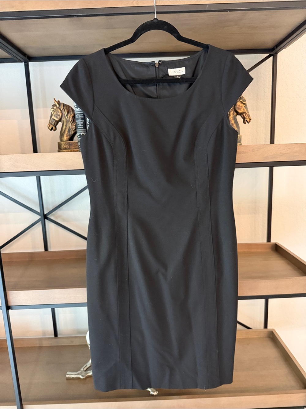 Tahiti Classic Black Sheath Dress